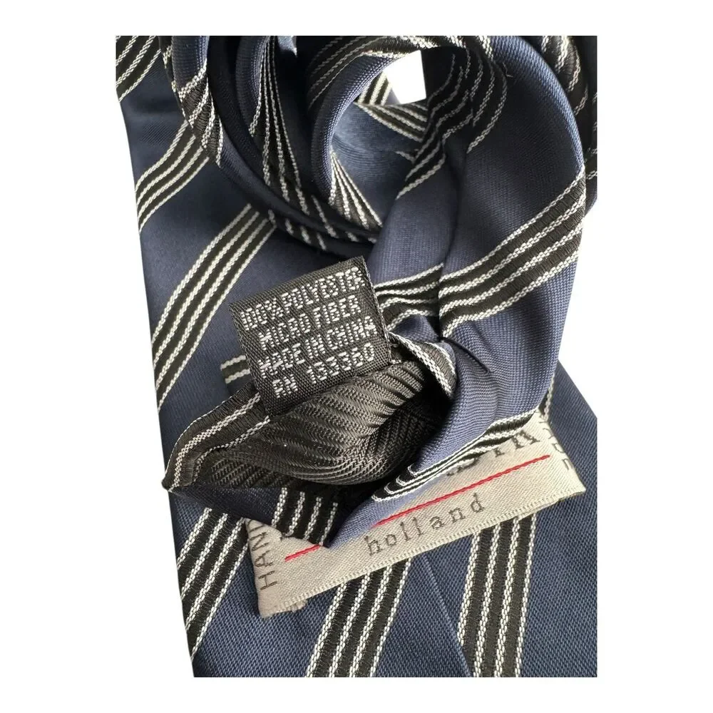 Jon Vandyke Tie Mens Classic Striped Polyester‎ Neckwear Business Formal Dress